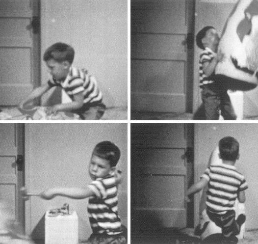 心理学实验——波波娃娃实验